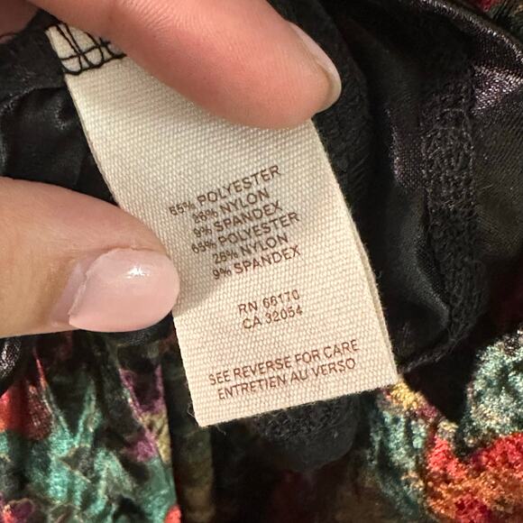 Free People Womens Velvet Foliage Dress - Picture 7 of 7